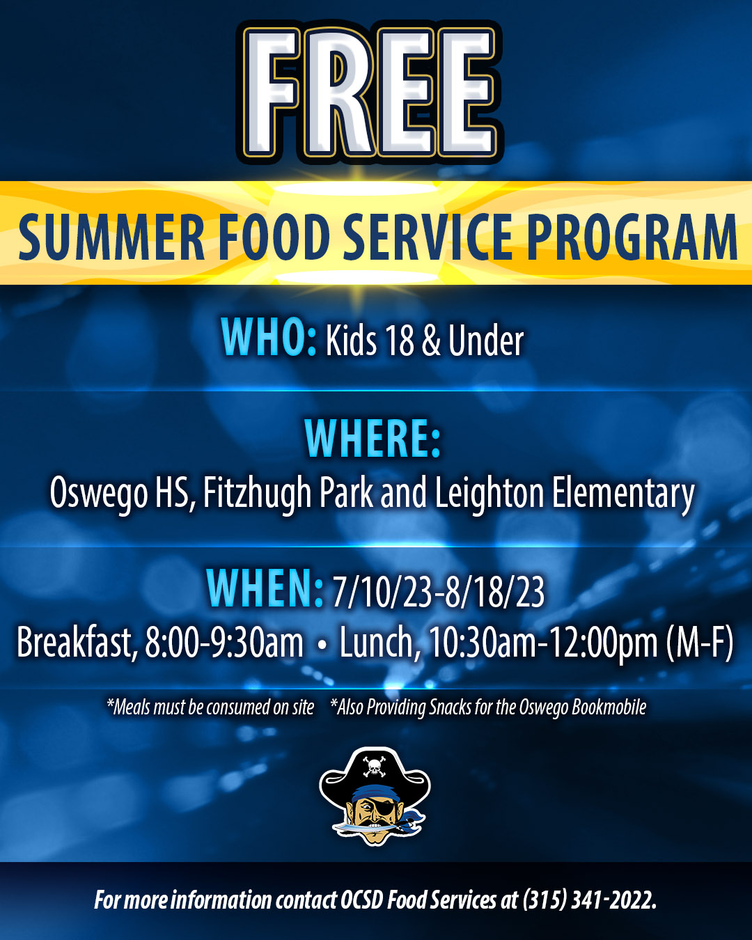 Free Summer Food Service Program
