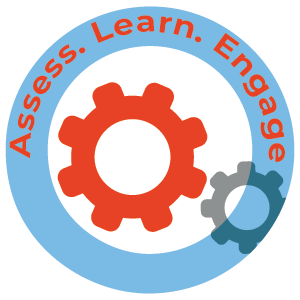 Assess Learn Engage Icon