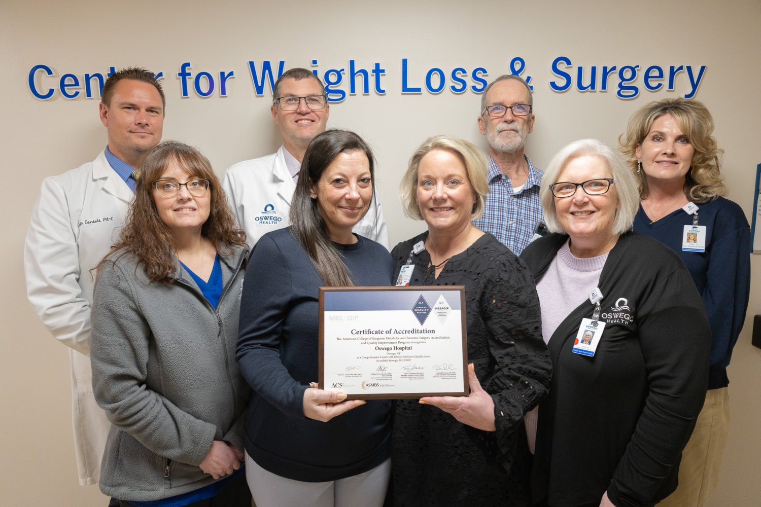 Center for Weight Loss and Surgery at Oswego Health ... logo