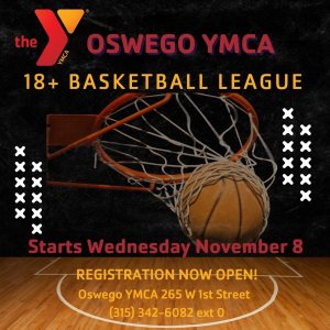 Oswego YMCA 18+ Basketball for the Winter!