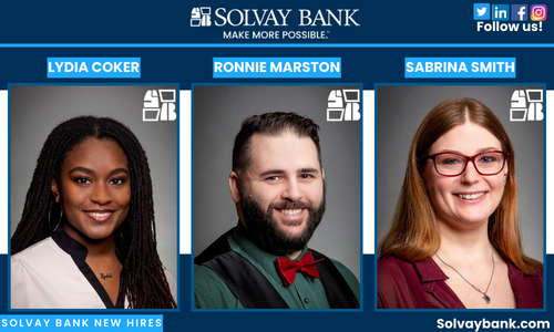 Solvay Bank Announces New Hires