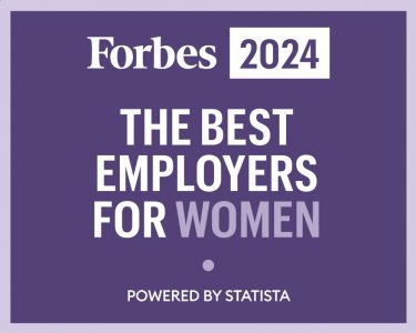 Forbes Best Employers for Women logo