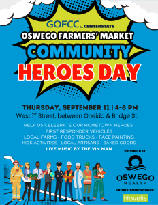 Community Heroes Day at the Oswego Farmers Market