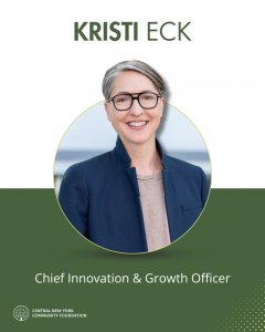 Central New York Community Foundation Names Kristi Eck as Chief Innovation & Growth Officer