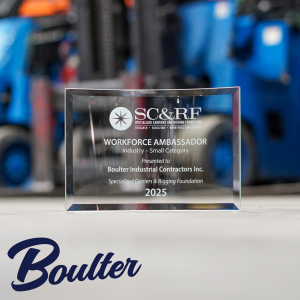 Boulter Industrial Contractors Recognized for Workforce Development Initiatives