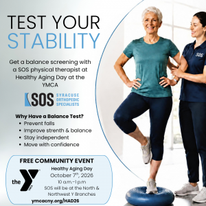 Test Your Stability at YMCA Healthy Aging Day