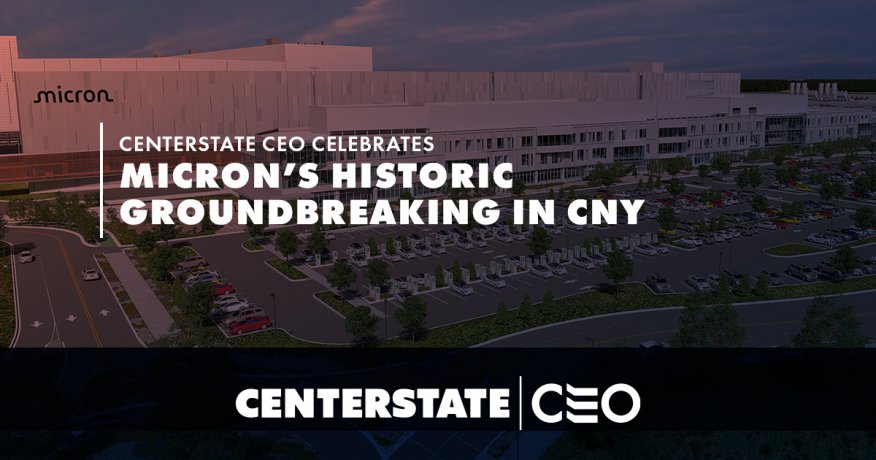 Micron Groundbreaking Graphic