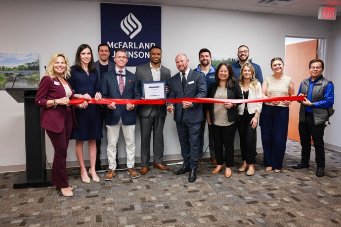 McFarland Johnson Ribbon Cutting