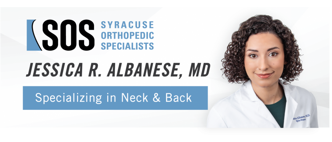 Dr. Jessica Albanese joins the SOS Neck & Back Team