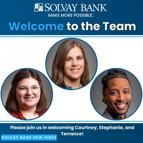 Solvay Bank's Three New Hires