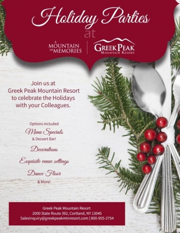 Greek Peak Mountain Resort/Hope Lake Lodge Holiday Parties