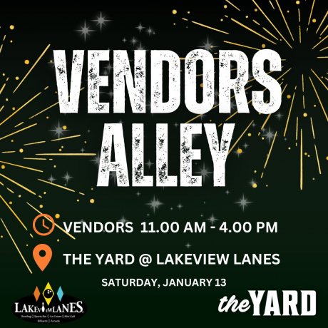 Vendors Alley Returns at Lakeview Lanes!