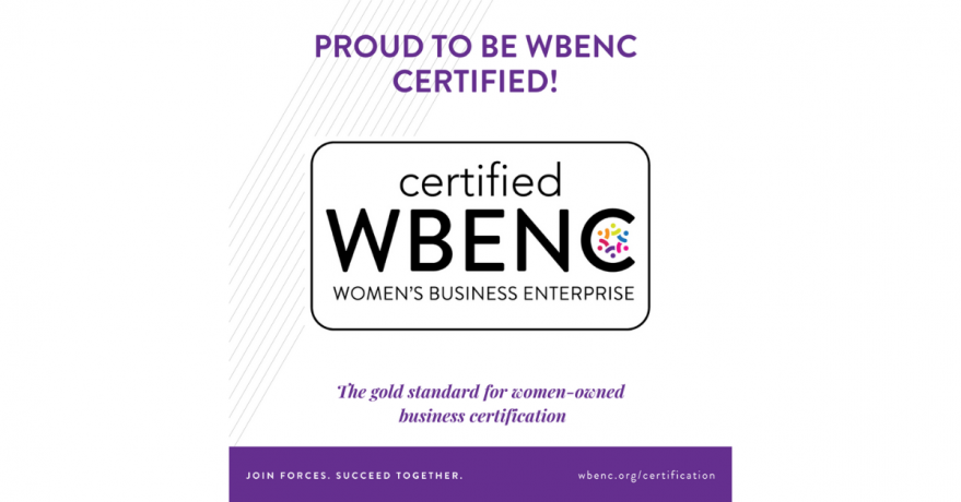 WBENC certified business image