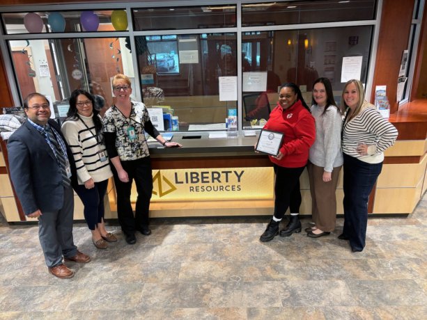 Liberty Resources accepts its Target: BP Silver level award from the American Heart Association.