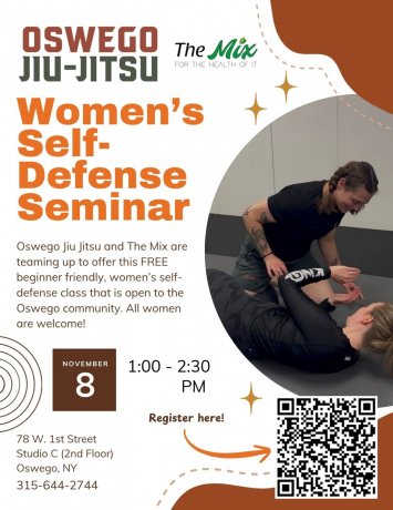 Oswego Jiu Jitsu & The Mix Women's Self-Defense Seminar