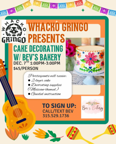 Whacko Gringo Presents Cake Decorating with Bev