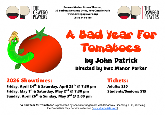 Production Poster for A Bad Year for Tomatoes 