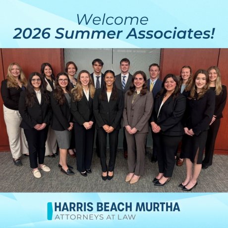 Harris Beach Murtha Summer Associate Class of 2026