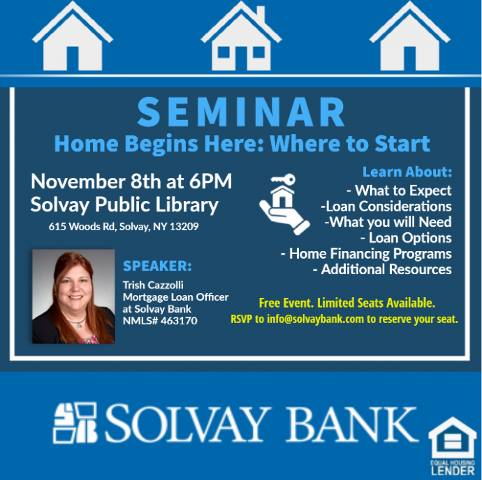 Home Begins Here' Complimentary Homebuying Seminar - 11/8