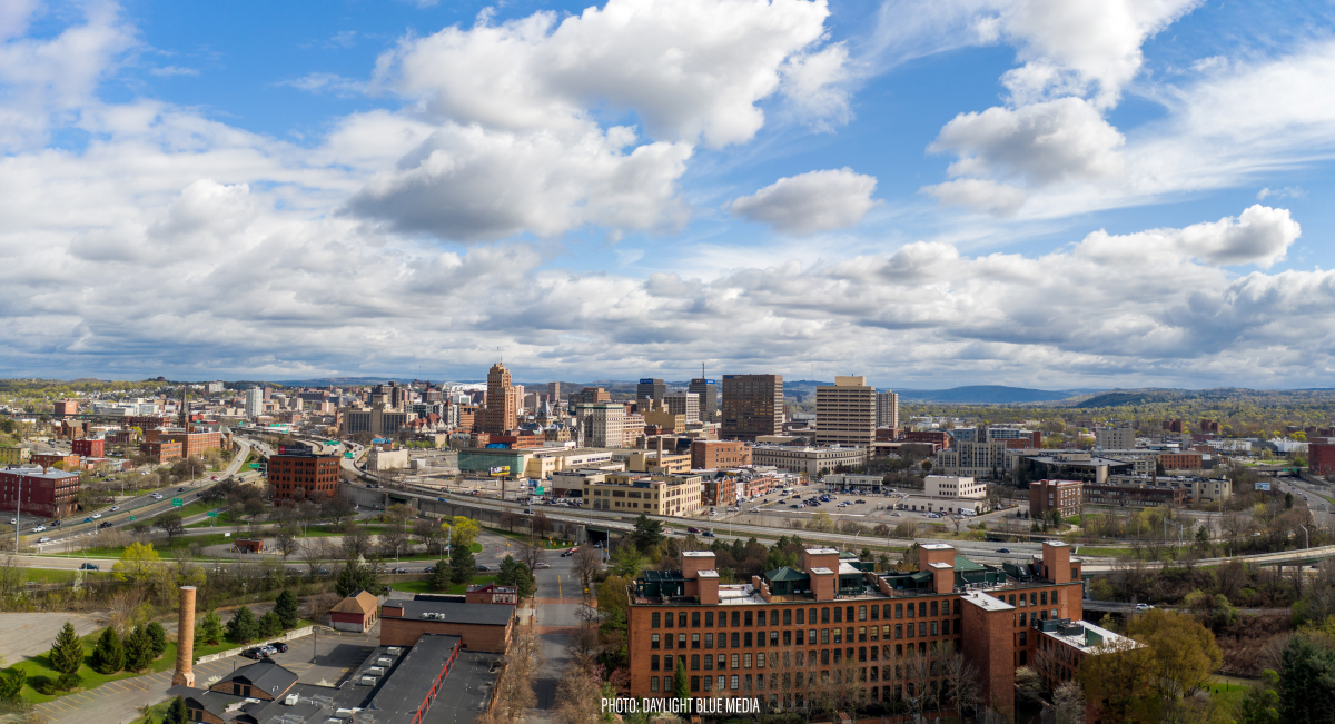 Syracuse panoramic skyline