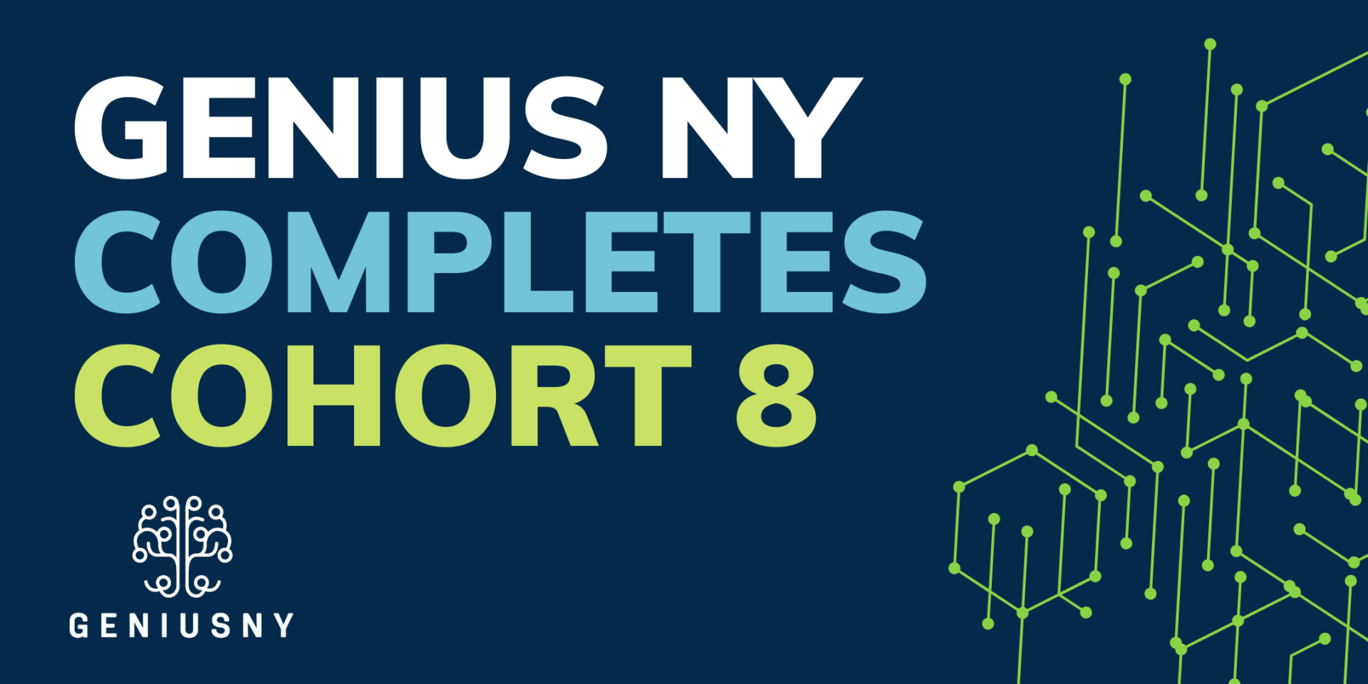 GNY8 Completes program graphic