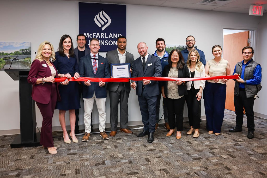 McFarland Johnson Ribbon Cutting
