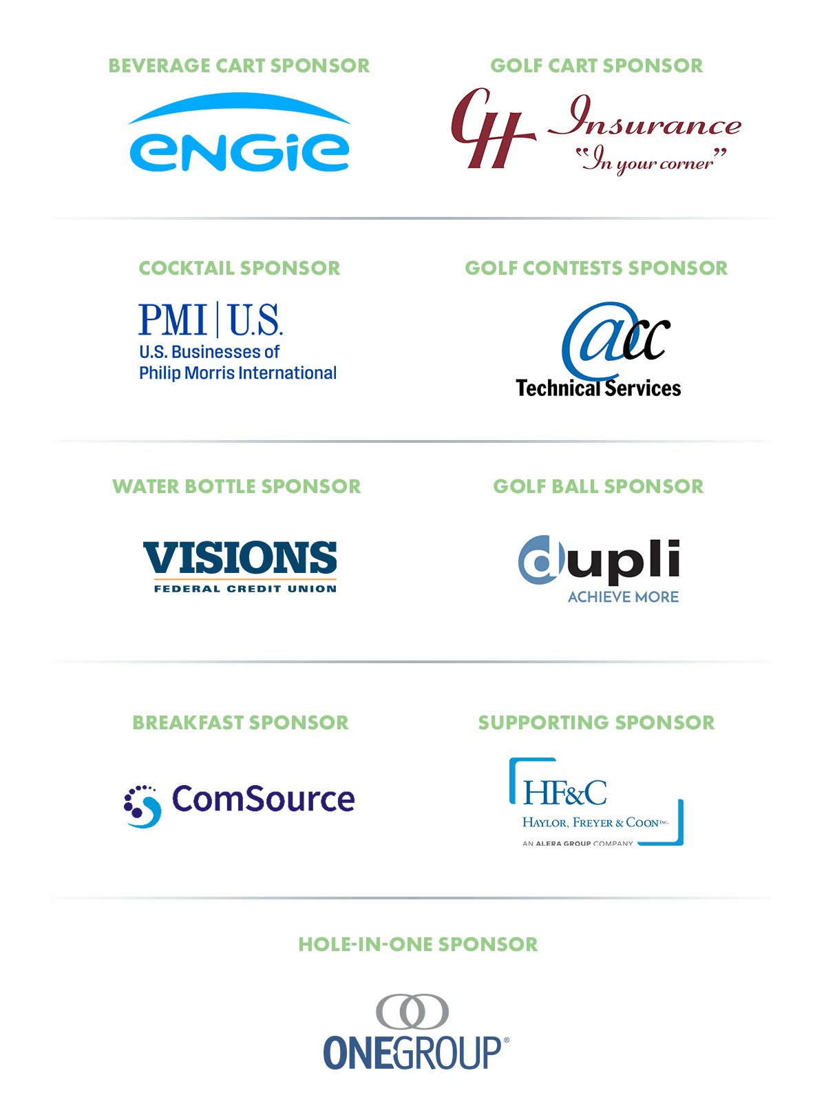 All Sponsors