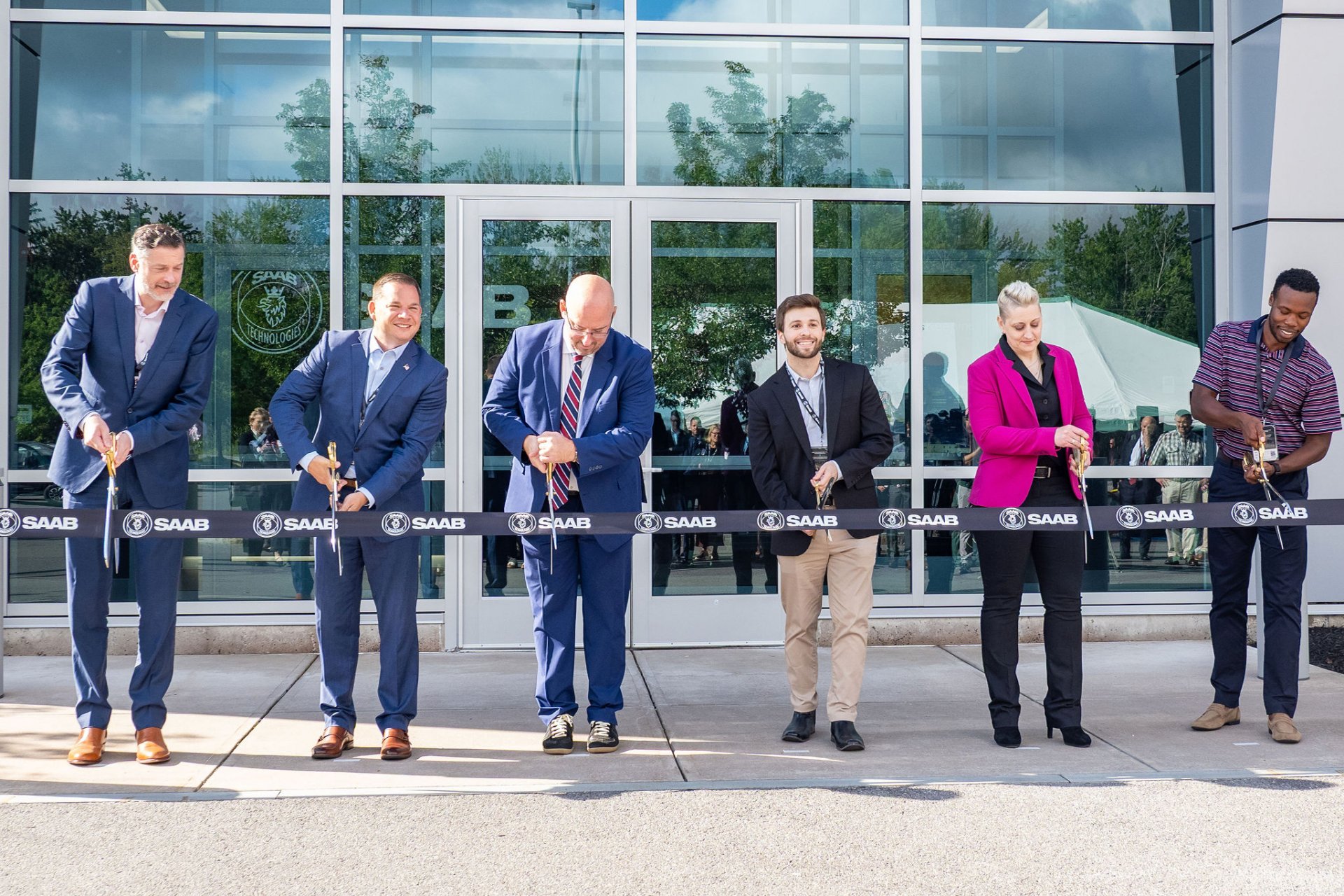 Saab Inc Aspen Park Ribbon Cutting