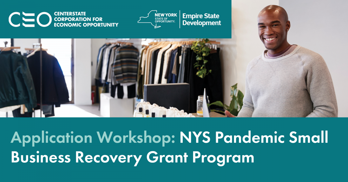 Small Business Recovery Grant Webinar  Ceo%2c Esd 6.16.21