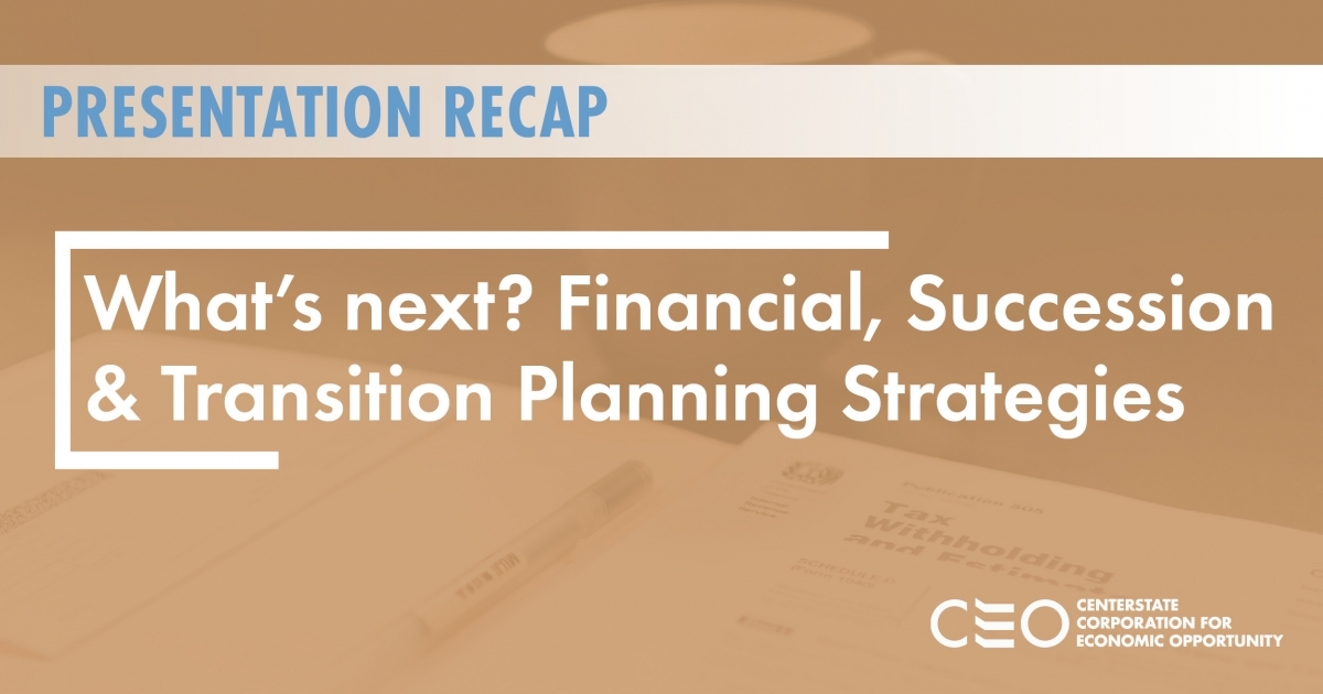 What%e2%80%99s Next Financial%2c Succession Transition Planning Recap